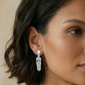 Pendientes plata ley y circonitas Salvatore 112A0282