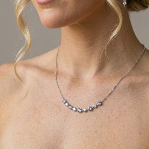 Collar plata ley con circonitas Salvatore 195C0061